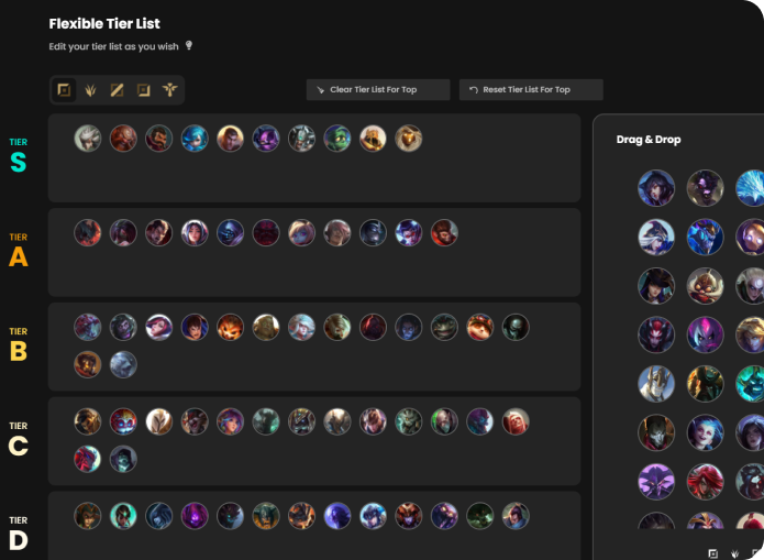 Best League of Legends Tier List Maker to Use